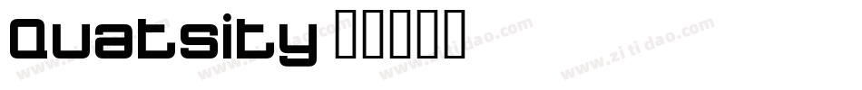 Quatsity字体转换