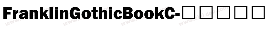 FranklinGothicBookC字体转换