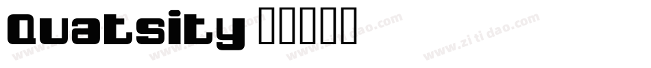 Quatsity字体转换