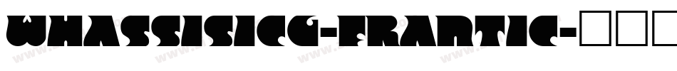 WhassisICG-Frantic字体转换