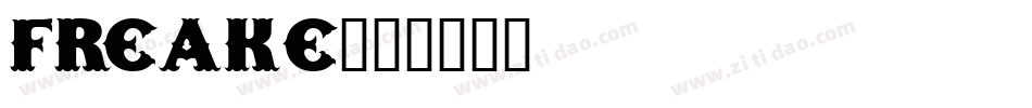 FreakE字体转换