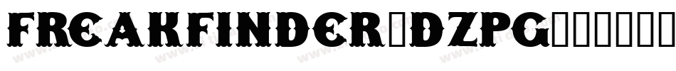 Freakfinder-dzpg字体转换