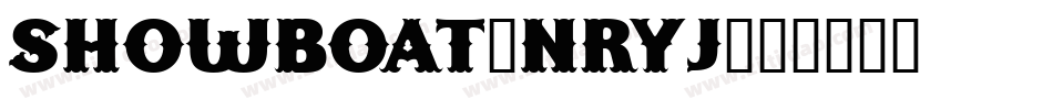 Showboat-nRyJ字体转换