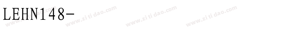LEHN148字体转换