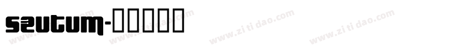 SeUtum字体转换