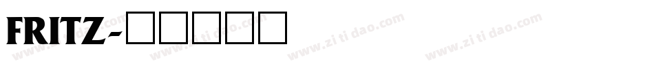 FRITZ字体转换