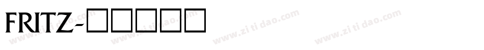 FRITZ字体转换
