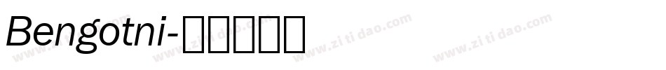 Bengotni字体转换
