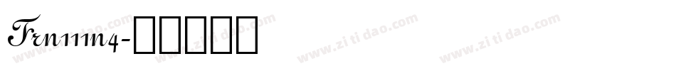 Frn111n4字体转换