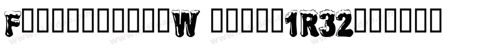 FrostbittenWanker-1R32字体转换