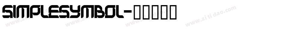 Simplesymbol字体转换