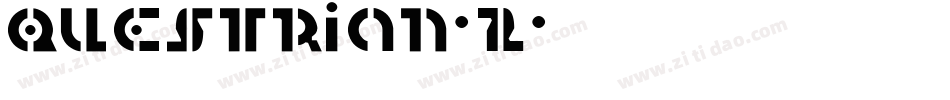 Questrian-2字体转换