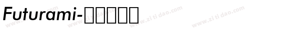 Futurami字体转换