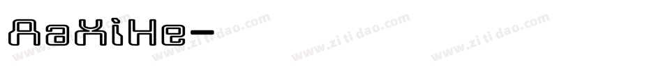 AaXiHe字体转换