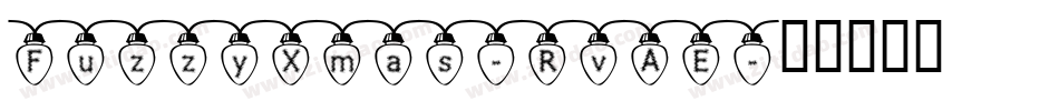 FuzzyXmas-RvAE字体转换