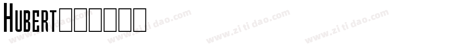 Hubert字体转换