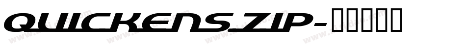 Quickens.zip字体转换
