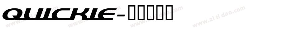 Quickie字体转换
