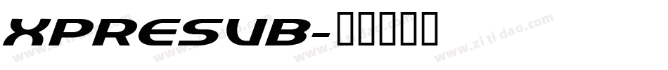 XPRESVB字体转换