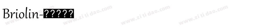 Briolin字体转换