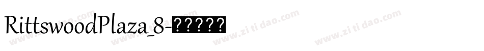 RittswoodPlaza_8字体转换