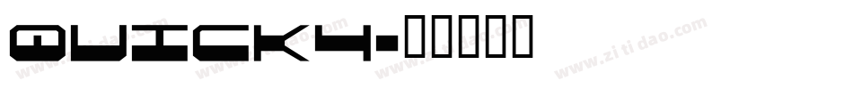 QUICK4字体转换