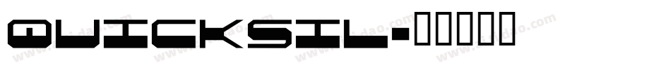 QUICKSIL字体转换