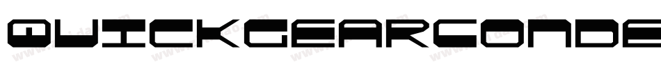 QuickgearCondensed-GmLG字体转换