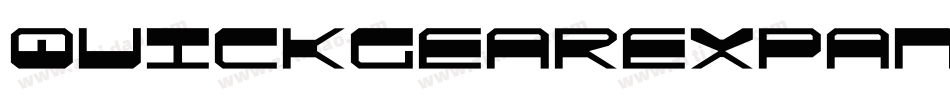 QuickgearExpandedItalic-5Ap8字体转换 QuickgearExpandedItalic-5Ap8字体转换