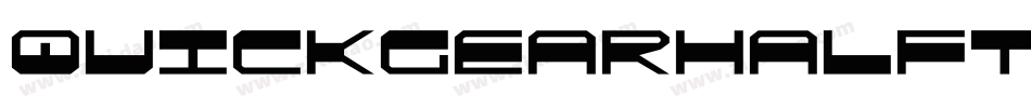 QuickgearHalftoneItalic-lmod字体转换