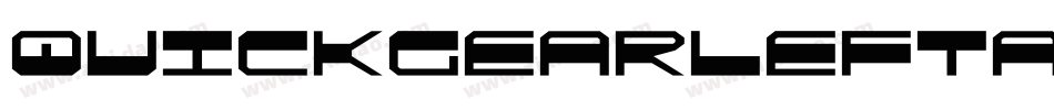 QuickgearLeftalic-13O2字体转换