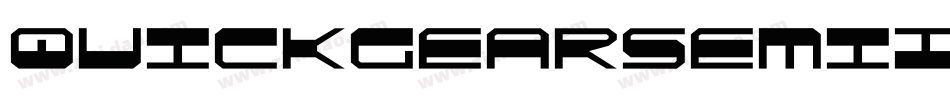 QuickgearSemiItalic-RaOA字体转换 QuickgearSemiItalic-RaOA字体转换