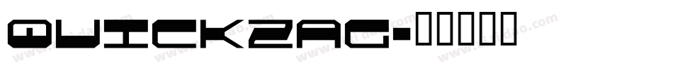 Quickzag字体转换