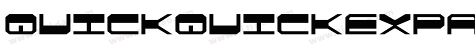 quickquickexpand字体转换