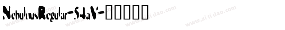 NebulousRegular-54aV字体转换