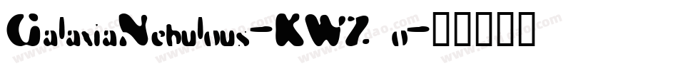 GalaxiaNebulous-KWZo字体转换
