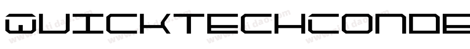 QuicktechCondensed-y9XZ字体转换