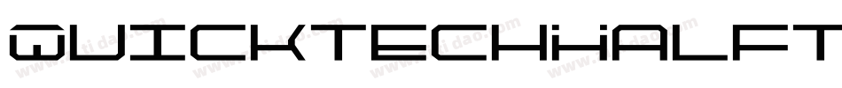 QuicktechHalftoneItalic-8JgA字体转换 QuicktechHalftoneItalic-8JgA字体转换