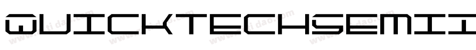 QuicktechSemiItalic-Mo3v字体转换