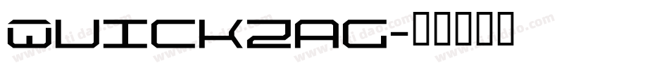 Quickzag字体转换