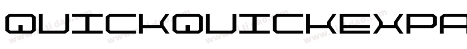 quickquickexpand字体转换