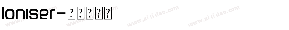 Ioniser字体转换