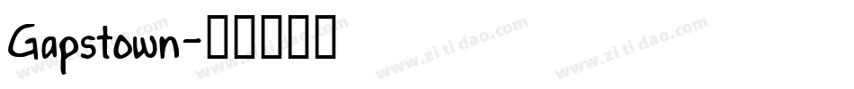 Gapstown字体转换