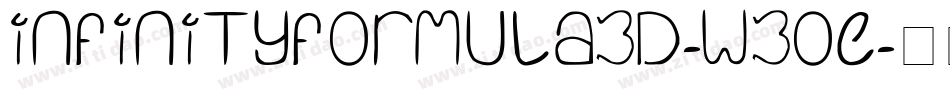 InfinityFormula3D-W3OE字体转换