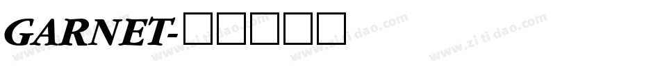 GARNET字体转换