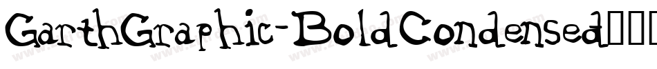 GarthGraphic-BoldCondensed字体转换