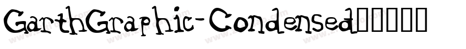 GarthGraphic-Condensed字体转换