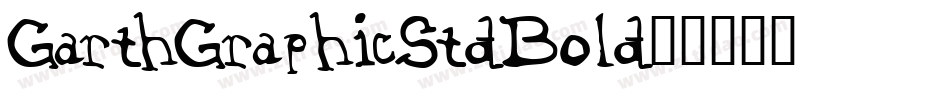 GarthGraphicStd-Bold字体转换