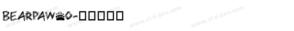 Bearpaw_0字体转换