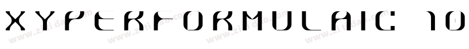 XYPERFORMULAIC-10R字体转换
